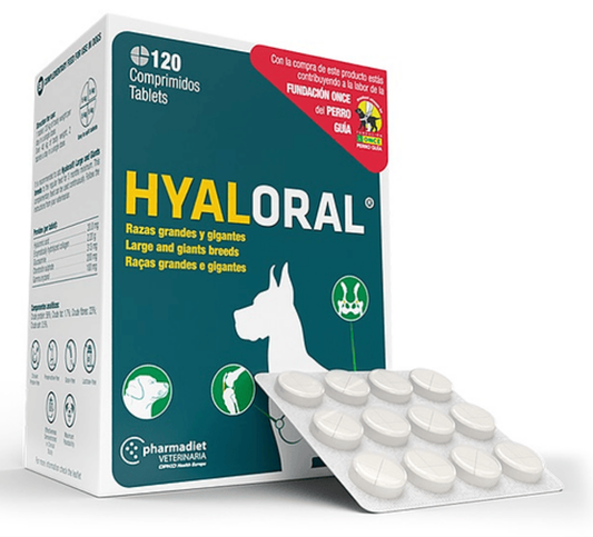 Hyaloral razas grande 120 comprimidos