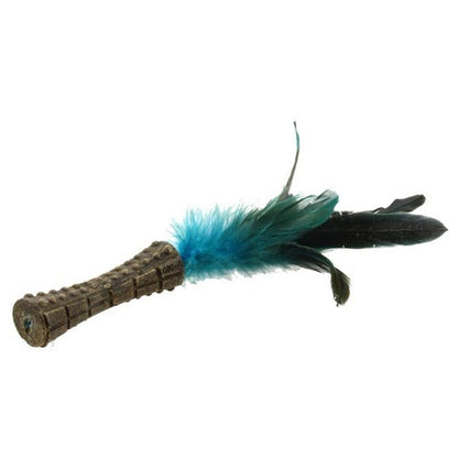 Juguete Johnny Stick con Catnip y plumas